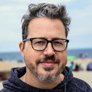 Marcel Lamothe on the beach